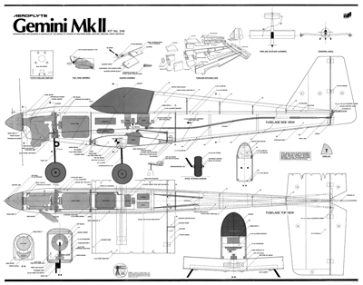 gemini rc plane